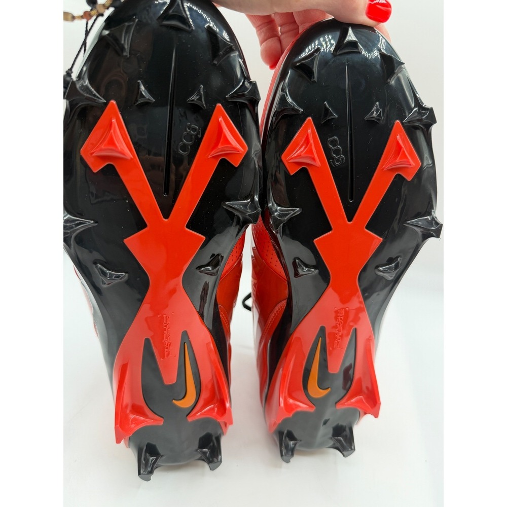 Nike Alpha Menace 4 Pro SE Football Cleats,Men's 13, Red Orange Black FQ3984-600 - Picture 11 of 12